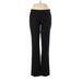 Elie Tahari Wool Pants - High Rise Boot Cut Boot Cut: Black Bottoms - Women's Size 6