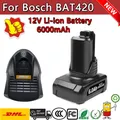 Batterie de remplacement pour outils électriques sans fil Bosch 12V 6000mAh Eddie Ion BAT420