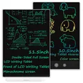 Tablette d'écriture LCD à écran double face pour enfants planche à dessin électronique mémo de