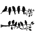 Silhouette d'oiseau en métal pour intérieur et extérieur art mural mur toile mur mur mur mur