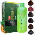 Shampooing colorant 3 en 1 pour cheveux noirs 500ml colorant colorant pour cheveux gris à bulles