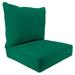 Bayou Breeze Sunbrella 24" x 46.5" Outdoor Deep Seat Chair Cushion Set w/ Welt, Polyester in Green | Wayfair 053B8CB9F09848CC8C44FC5A2C493D50