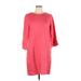 Neiman Marcus Casual Dress - Shift: Pink Dresses - Women's Size Large