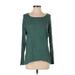 Dolan Long Sleeve Top Green Square Tops - Women's Size Small