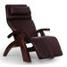 Human Touch 31" Wide Manual Glider Zero Gravity Recliner Genuine Leather in Red/Brown | 47 H x 31 W x 43 D in | Wayfair