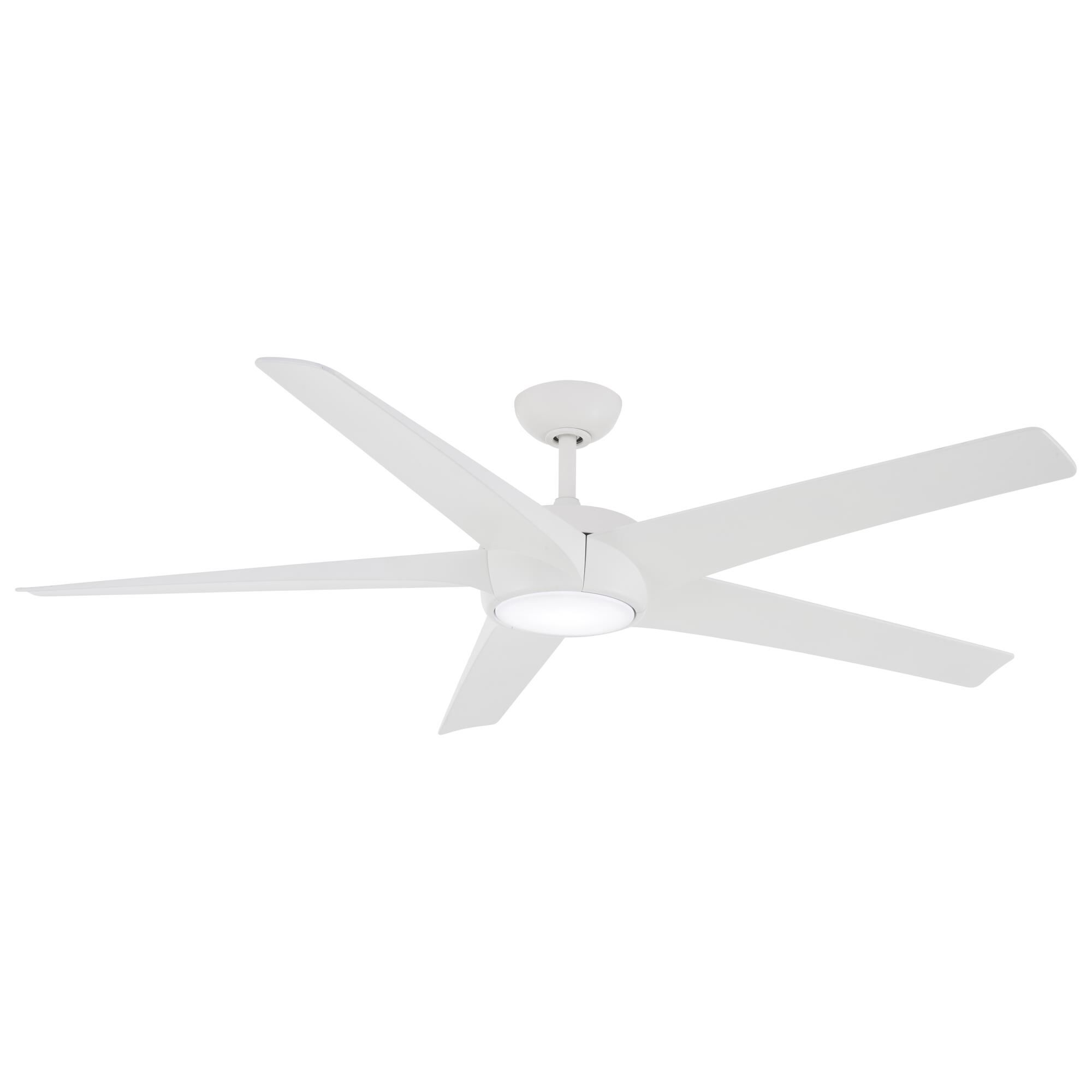 Minka Aire Skymaster 65 Inch Ceiling Fan with Light Kit - F767L-WHF
