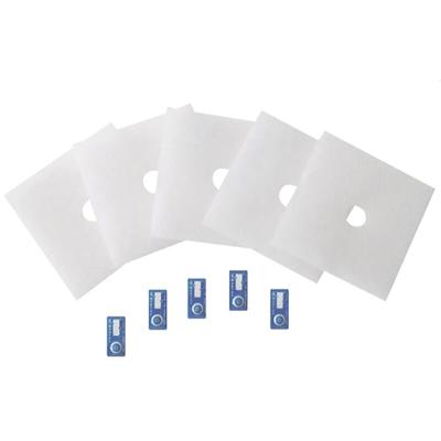 Luftfilter Timestrip Ersatz zf 60/100 für er 5 Stück iso Coarse 30 % (G2) - weiß - Maico