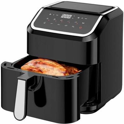 Heißluftfritteuse 5.5L XXL Air Fryer Ohne Öl Heizluft Fritteuse LED-Touchscreen, 1600,00 W,