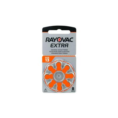 Batterie Zinc Air, 13, 1.4V - Extra, Retail Blister (8-Pack) (13AUX-8XEMF) - Rayovac