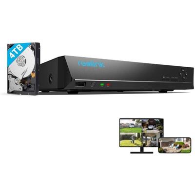 Reolink 4K 16-Kanal PoE NVR mit 4TB Festplatte, Überwachungssystem Rekorder für Haus, Innen, Außen Image