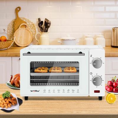 10 Liter Minibackofen, 650 Watt Pizzaofen Backblech mit Timer Toasterofen für Pizza, Toast, Image