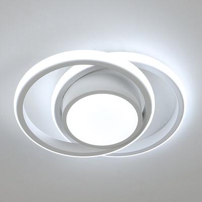 Goeco - led Deckenleuchte 32W Modernes Design Kaltweiß 6000K Rund Deckenlampe Für Wohnzimmer Image