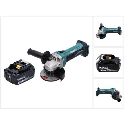 Dga 452 M1 Akku Winkelschleifer 18 v 115 mm + 1x Akku 4,0 Ah - ohne Ladegerät - Makita Image