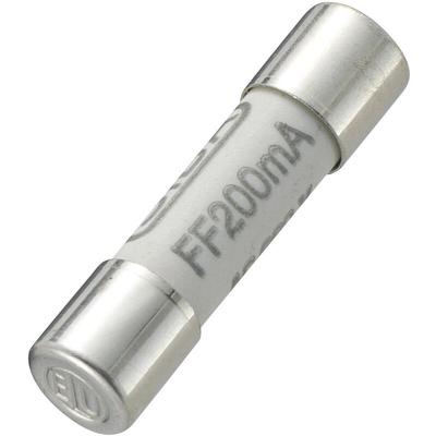 TRU COMPONENTS 433005 6FF-0200-H3 Feinsicherung (Ø x L) 6 mm x 32 mm 0.2 A 600 V Superflink -FF- Inh