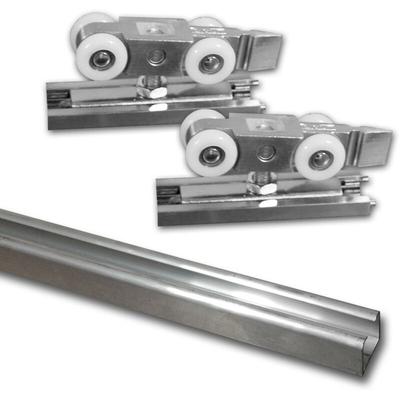 Laufschiene Alu 3 m + Beschlagset bis 100 kg Image
