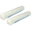 2x Wasserfilter Filterkartusche Filter kompatibel mit Samsung RSH3DTMH, RSH1DTSW, RSH1DTPE,