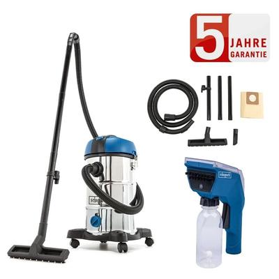 Nass Trockensauger NTS30V2 & Polsterreinigungsbürste PRB300 Set - Scheppach Image