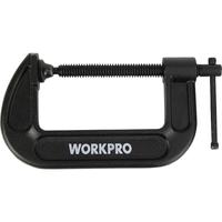 Workpro - W032019WE 100 mm C-klemme Spann-Weite (max.):100 mm Produktabmessung, Länge: 210 mm
