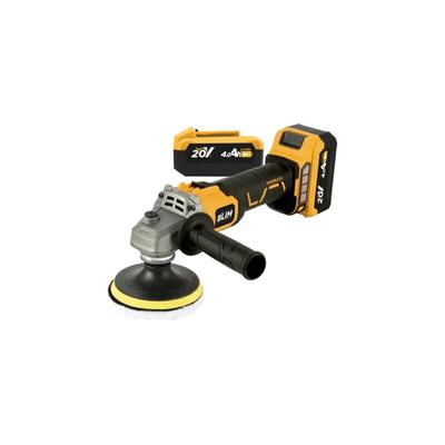 Akku-Radial 115mm 20v 4ah + Polierset - bürstenloser Motor - Geschwindigkeit 1000/3000/4500/8500rpm Image