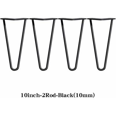 Möbelfüße, 4er Set, Hairpin Legs Austauschbare Tisch &Schrank Beine Haarnadelbeine Tischgestell, Image
