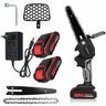 88V Power Chainsaw 3000W Mini motosega a batteria - 6 pollici cordless - con 2 batterie lbtn