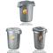 Tris Pattumiera per la raccolta differenziata dei rifiuti bidoni spazzatura contenitori con