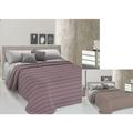 Biancheriaweb - Copriletto Piquet Primavera Estate 100% Cotone Disegno Righe Zig Zag,