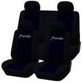 Lupexshop - set coprisedili compatibili per auto panda del 2014 made in italy bicolore con logo