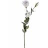 Set 6 Lisianthus Artificiali con Fiori Altezza 75 cm Bianco