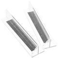 2pcs Shelf Sorting Dividers Commodity Dividers Shelf Dividers for Stores Shelf Acrylic Dividers