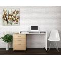 400929 2-Piece Home Office With Desk & 3-Drawer Filling Cabinet