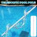 Deagia Pool Accessories Clearance Telescopic Aluminum Rod Profession Leaf Rake Mesh Frame Net Skimmer Cleaner Swimming Pool Cleaner Wetsuit Kit