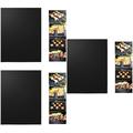 3 Count Charcoal Barbeque Accessories Bbq Mats Baking Mat Bbq Grill Mat Oven Liners