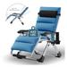 Chair Outdoor Reclining Chair Supports up to 440lbs With Cushion