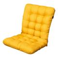 Kitchen Gadgets Clearance! Indoor/Outdoor Rocking Chair Seat Pad and Seatback Cushion for Office & Home Chair with Washable and Breathable Cover Yellow 13.77x27.55x1.96 Inch