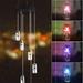 Solar Lights Outdoor Pathway Outdoor Colorful Solar Wind Chime Light LED Rotating Wind Chime Light Courtyard Light Decoration Wind Chimes Outdoor Deep Tone Up to 65% off!