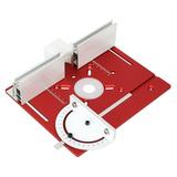 Aluminum Router Table Insert Plate Woodworking Table Saw Milling Flip Plate Multifunctional Trimmer Engraving Machine