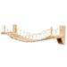 Wall House for Cat Tree Sisal Rope Toys for Cats Customized Solid Wood Elevated Playground Suspension Bridge Pets Pet Furniture