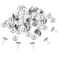 50 Pcs Stainless Steel Earrings Best Drill Bits for Stainless Steel Earring Making DIY Earring Accessories Disc Earring Base Baffle 304 Stainless Steel