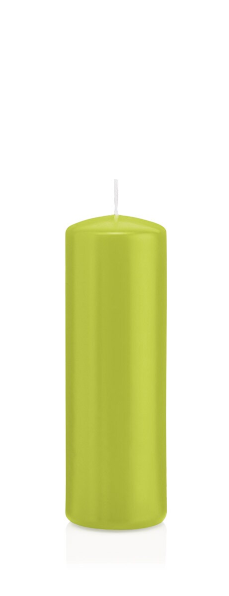 Wiedemann Kerzen Stumpenkerzen Apfelgrün 150 x Ø 48 mm, 24 Stück Image