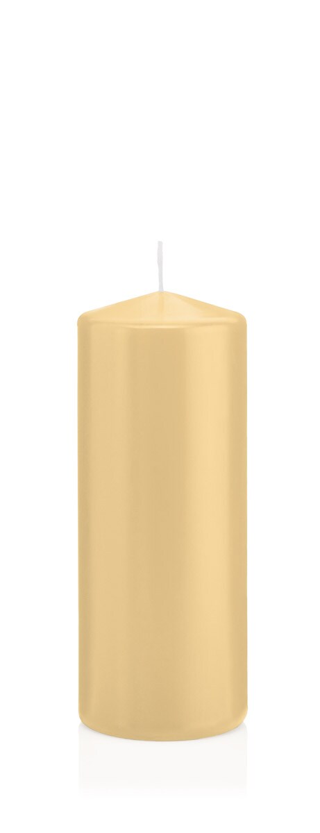 Wiedemann Kerzen Stumpenkerzen Champagner 120 x Ø 58 mm, 16 Stück Image