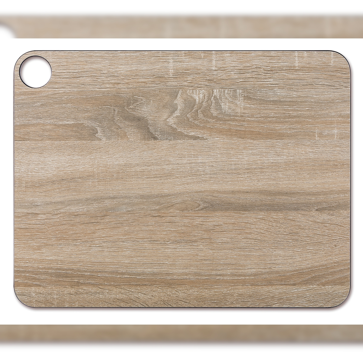 Arcos Schneidbrett - Schneidbrett - Harz und Zellulose Fiber 42,7 x 32,7 cm und 6,5 mm dicke - Farbe Braun Image