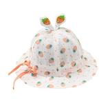 AMILIEe Infant Sun Hat Cute Strawberry Baby Fisherman Hat for Summer