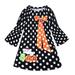 Bjutir Cute Dresses For Girls Toddler Kids Baby Outfits Pumpkin Print Long Sleeve Dress Winter Clothes