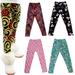 Esaierr Baby Kids Girls Winter Printing Leggings Toddle Fleece Stretch Skinny Pants Padded Thickened Bottoms Cotton Trousers 2-10T