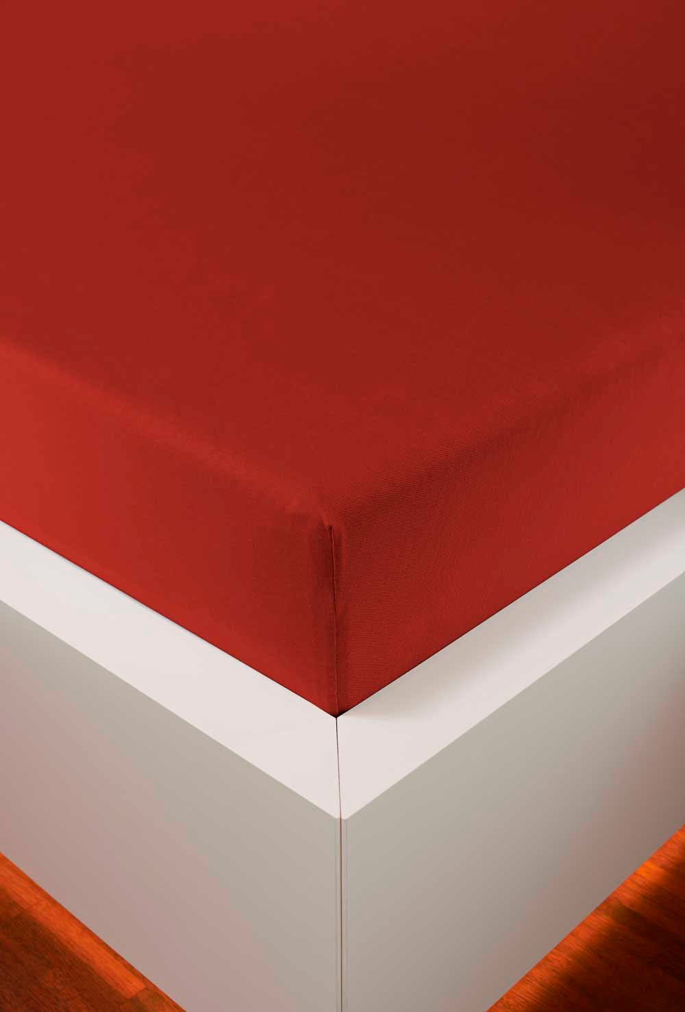 Spannbettlaken BELLANA "Jersey-Elasthan Aqua in Gr. 90x200, 140x200 oder 180x200 cm", rosa (kupfer), 1 Stk., Jersey, 140x200 140x210 140x220 150x200 150x210 150x220 160x200 160x210 160x220 35, Jersey, Obermaterial: 97% Baumwolle, 3% Elasthan,...