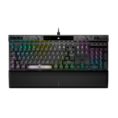 CORSAIR Gaming-Tastatur "K70 MAX RGB" Tastaturen grau (stahlgrau) Gaming Tastatur