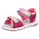 Sandale SUPERFIT "PEBBLES WMS: mittel" Gr. 29, rot (rot, rosa) Kinder Schuhe