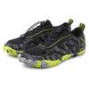 Sneaker JOHN DEVIN "Freizeitschuh", Herren, Gr. 46, schwarz (schwarz, gelb), Obermaterial: 90% Textilmaterial, 10% Lederimitat. Futter: 100% Textilmaterial. Decksohle: 100% Textilmaterial. Laufsohle: 100% Synthetik, meliert, kontrastfarbene Details,...