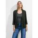 Sweatblazer CECIL Gr. M (40), grün (strong khaki) Damen Blazer